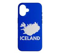Iceland Map - Icelandic Tops, Tees, Gear Items & Accessories Case for iPhone 16