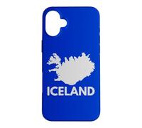 Iceland Map - Icelandic Tops, Tees, Gear Items & Accessories Case for iPhone 16 Plus