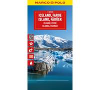 Iceland Marco Polo Map : Including Faroe Islands