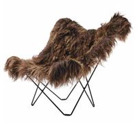 Iceland Mariposa Butterfly chair sheepskin Cuero - 7340172611615