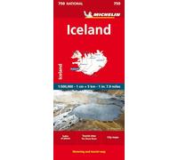 Iceland - - Michelin National Map 750: Straßen- und Tourismuskarte 1:500.000 (Michelin Map)
