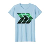 Iceland Northern Lights Chevron T-Shirt, Nature Tee T-Shirt