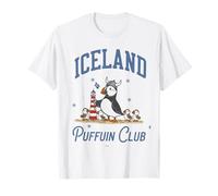 Iceland Puffin Club Design Viking Theme Souvenir T-Shirt