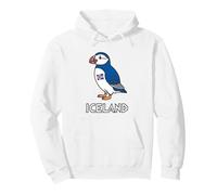Iceland Puffin Flag Design National Pride Pullover Hoodie