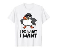 Iceland Puffins - I Do What I Want T-Shirt