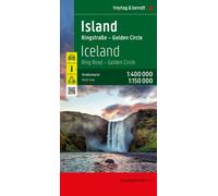 Iceland Road Map 1:400 000 : Ring Road & Golden Circle