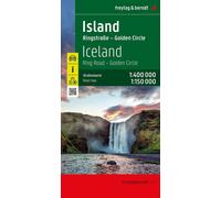 Iceland Road Map 1:400 000: Ring Road & Golden Circle by Freytag-Berndt Folded B