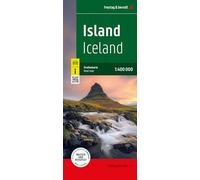 Iceland Road Map - 1:400,000 scale