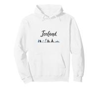 Iceland Skyline Travel Vacation Outfits Pullover Hoodie