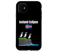 Iceland solar eclipses trip Puffin lover Icelandic souvenir Case for iPhone 11