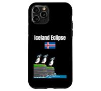 Iceland solar eclipses trip Puffin lover Icelandic souvenir Case for iPhone 11 Pro