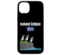 Iceland solar eclipses trip Puffin lover Icelandic souvenir Case for iPhone 14 Plus