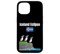 Iceland solar eclipses trip Puffin lover Icelandic souvenir Case for iPhone 15