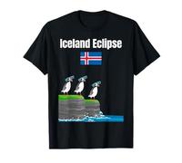 Iceland Solar eclipses Trip Puffin Lover Icelandic Souvenir T-Shirt