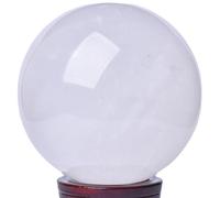 Iceland Spar White Crystal Ball Rough Stone Polished Home Decoration Ornaments,White-26cm