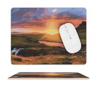 Iceland Sunset Mouse Pad Mouse Mat 10 X 8 Inch