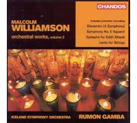 Iceland Sym:Gamba - Malcolm Williamson: Orchestral Works, Vol. 2