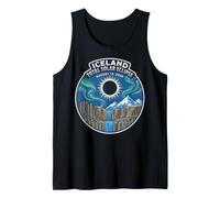 Iceland Total Solar Eclipse 2026 Aurora Borealis Chaser Tank Top