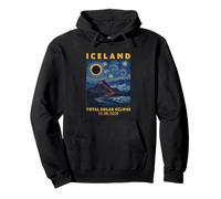 Iceland Total Solar Eclipse 2026 Pullover Hoodie