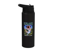 Iceland Total Solar Eclipse 2026, Totality Chaser Science Stainless Steel Insulated Water Bottle