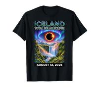 Iceland Total Solar Eclipse 2026, Totality Chaser Science T-Shirt