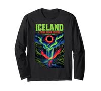 Iceland Totality Chaser Total Solar Eclipse 2026 Science Long Sleeve T-Shirt