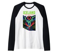Iceland Totality Chaser Total Solar Eclipse 2026 Science Raglan Baseball Tee
