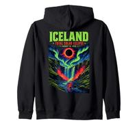 Iceland Totality Chaser Total Solar Eclipse 2026 Science Zip Hoodie