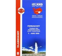 Iceland Touring Map for drivers and tourists 1:600 000