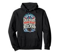 Iceland Travel Vacation Souvenir Funny Tourist Humor Pullover Hoodie