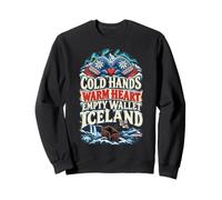 Iceland Travel Vacation Souvenir Funny Tourist Humor Sweatshirt