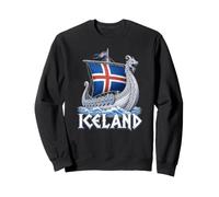 Iceland Viking Longship Nordic Icelandic Pride Frost Dragon Sweatshirt