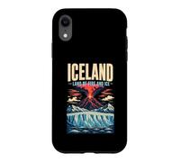 Iceland Volcano Glacier Eruption Travel Souvenir Case for iPhone XR