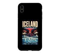Iceland Volcano Glacier Eruption Travel Souvenir Case for iPhone XS Max