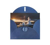 Icelandic geysers Blue Patterns greeting card 6x4 inches with envelope, covering birthdays, weddings and other occasions