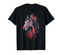 Icelandic Horse Native American Art T-Shirt