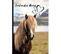 Icelandic Horse Notebook For Horse Lovers: Composition Notebook 6x9" Blank Lined Journal