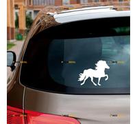 Icelandic Horse Sticker Decal Vinyl Iceland - 2 Pack White 10.2cm - for Car Boat Laptop Cup No Background Die-Cut