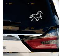 Icelandic Horse Sticker Decal Vinyl Iceland - 2 Pack White 12.7cm - for Car Boat Laptop Cup No Background Die-Cut
