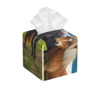 Icelandic Horses Animals, Tissue Box Holder Tissue Box Cover Tissue Holder Tissue Dispenser