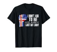 Icelandic Iceland Flag Grown Icelandic Roots Patriot T-Shirt