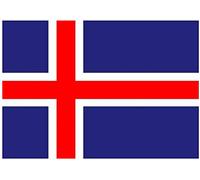 Icelandic National Flag of Iceland A4 Easy-Peel PRE-Cut Edible Icing Sheet Cake Topper Decoration - This Product can be Personalised!