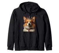 Icelandic Sheepdog Zip Hoodie