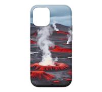 Icelandic Volcanic Plains Geothermal Steam Vent Landscape Case for iPhone 12/12 Pro