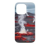 Icelandic Volcanic Plains Geothermal Steam Vent Landscape Case for iPhone 13 Pro