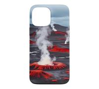 Icelandic Volcanic Plains Geothermal Steam Vent Landscape Case for iPhone 13 Pro Max