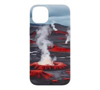Icelandic Volcanic Plains Geothermal Steam Vent Landscape Case for iPhone 14 Plus