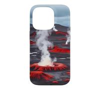 Icelandic Volcanic Plains Geothermal Steam Vent Landscape Case for iPhone 14 Pro
