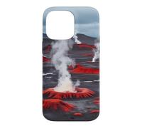 Icelandic Volcanic Plains Geothermal Steam Vent Landscape Case for iPhone 14 Pro Max