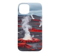 Icelandic Volcanic Plains Geothermal Steam Vent Landscape Case for iPhone 15 Plus